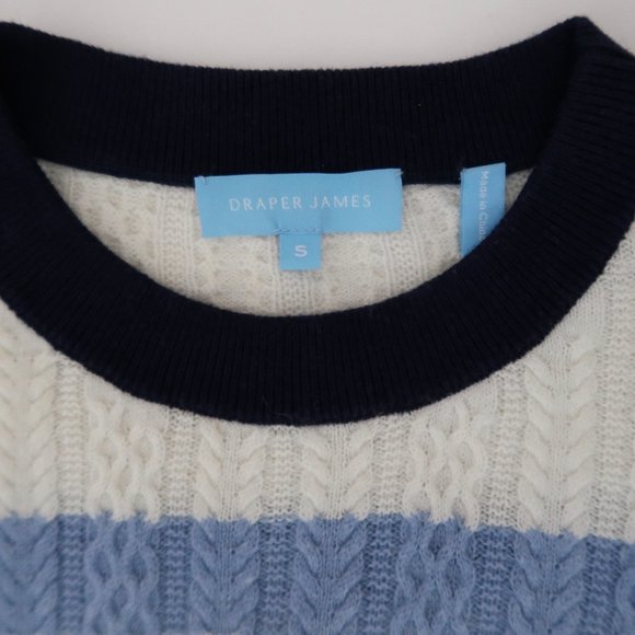 DRAPER JAMES Windowpane Plaid Cape poncho sweater - Picture 5 of 5